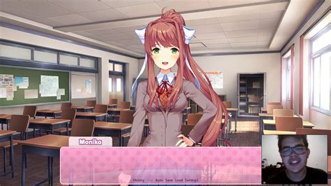 Monika Is Creepy As All Hell Doki Doki Literature Club Youtube