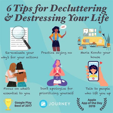 Tips For Decluttering Destressing Your Life Self Care Activities