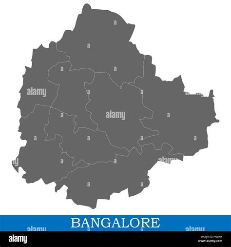 Bangalore India City Map Hi Res Stock Photography And Images Alamy