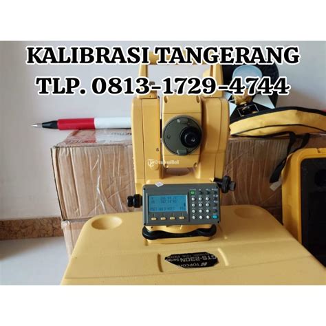 Kalibrasi Total Station Topcon Gts Gts N Gts N Di Tangerang