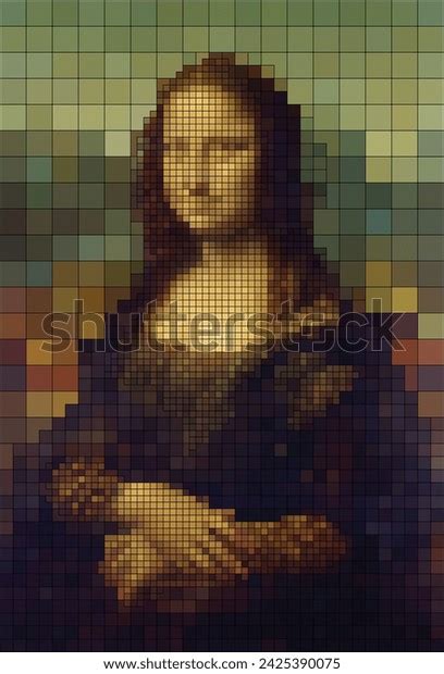 Mona Lisa Pattern Images Stock Photos D Objects Vectors