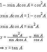 cosec (90+A) + xcosAcot(90+A) = sin(90+A) - Maths - Trigonometric ...