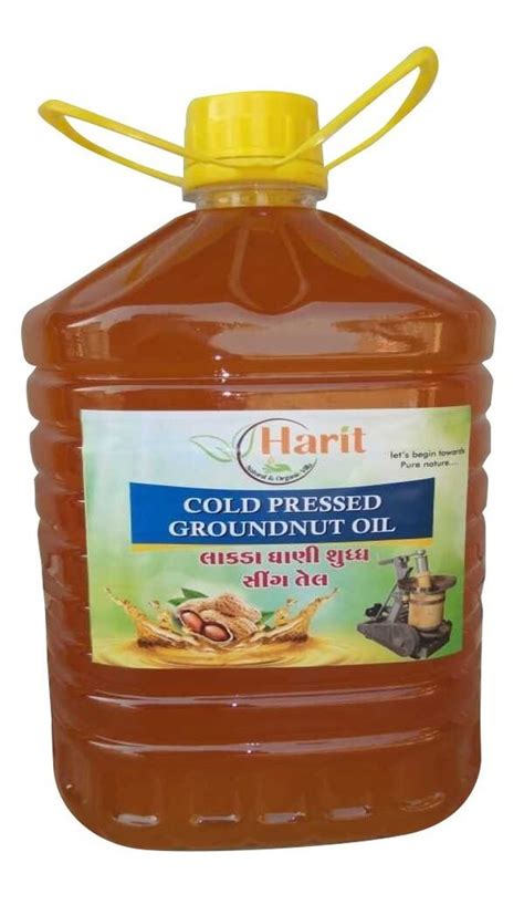 Lowers Cholesterol 5 Litre Cold Pressed Groundnut Oil At Rs 1250bottle