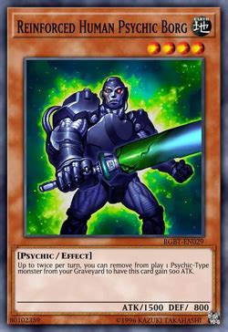 Reinforced Human Psychic Borg | Yu-Gi-Oh TCG YGO Cards