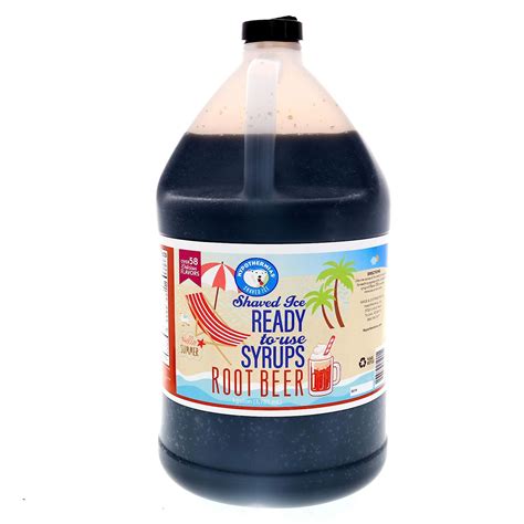 Hypothermias Root Beer Ready To Use Gallon 128 Fl Oz Hawaiian Snow Cone Flavors