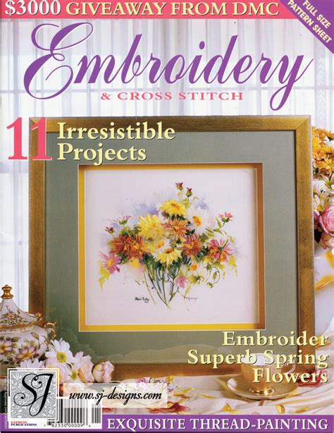 Australian Embroidery & Cross Stitch Vol.10 No.1 | SJ Designs