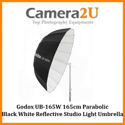 Godox Ub W Cm Parabolic Black White Reflective Studio Light