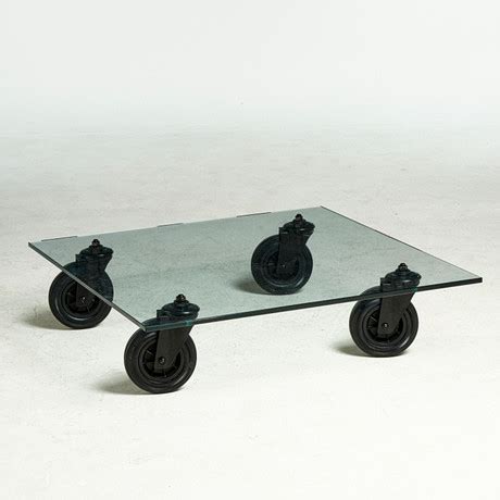 GAE AULENTI Tavolo Con Ruote Coffee Table FontanaArte Italy