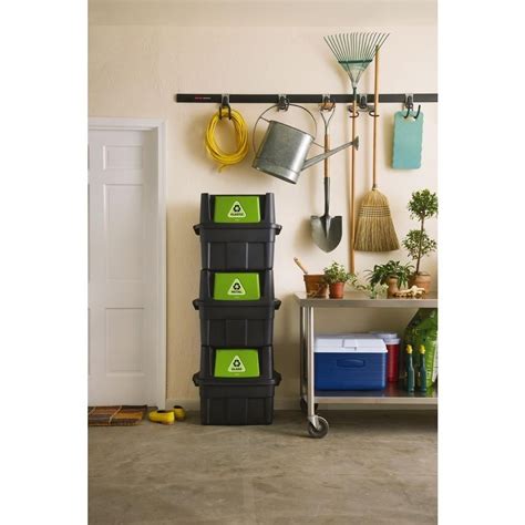 Rubbermaid 18 Gal Stackable Indoor Recycling Bin 1803653 The Home