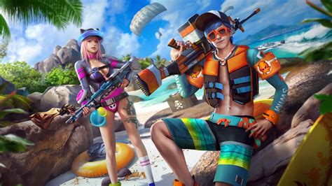 Free Fire: mira cómo lucen los skins de verano y así puedes ganarlos