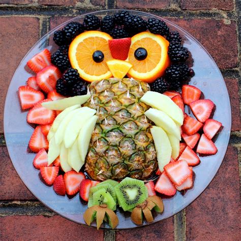 Owl Fruit Platter For Halloween Party