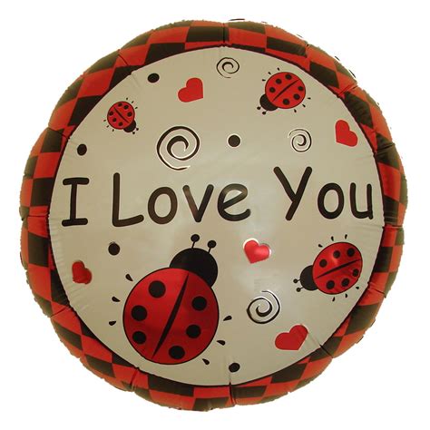 Love Ladybug Mylar Balloon 18 Inches Flat Ladybug T Store Llc