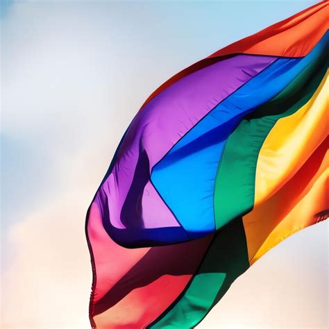 Premium Photo Pride Flag Rainbow Colours Support Lgbtq