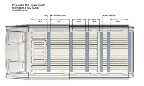 Promaster 159 Roof Beam And Bay Diagram Ram Promaster Forum