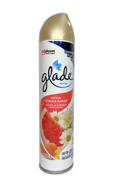 Joyful Citrus Daisies Glade Air Freshener Room Spray 8 Oz Eliminate