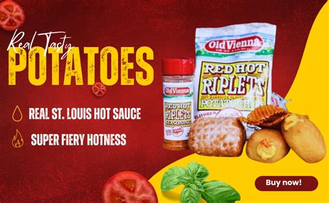 Amazon Old Vienna Of St Louis Red Hot Riplets Hot BBQ Chips Oz