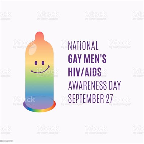 National Gay Mens Hiv Aids Awareness Day Vector Stock Illustration