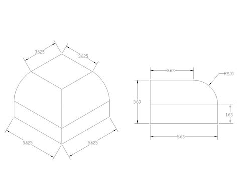 Isometric Views With Sectional Details Of Concrete Work Dwg 6