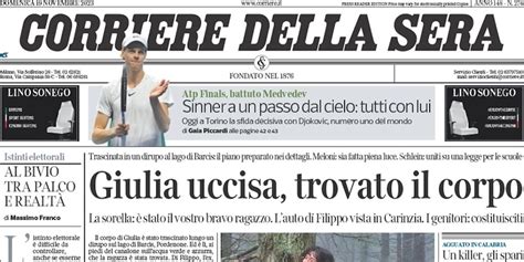 Le Prime Pagine Di Domenica 19 Novembre 2023 Il Post