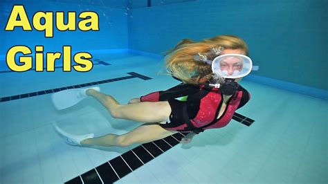 Sexy Wetsuit Scuba Girl Youtube