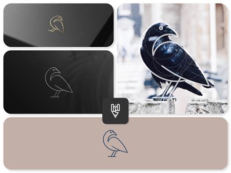 Crow Logo Design by chartstudio on Dribbble