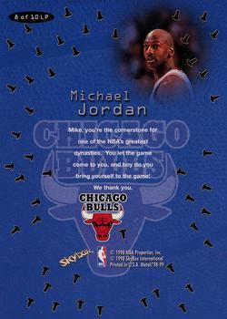 1998 99 Metal Universe Linchpins 8 LP Michael Jordan Trading Card