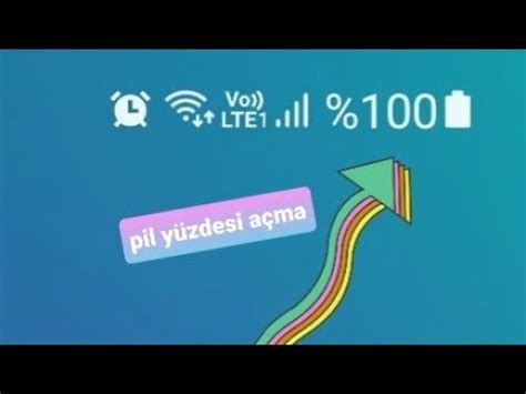 pil yüzdesi nasil acılır samsung YouTube