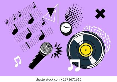 3,811 Music Notes Collage Images, Stock Photos, and Vectors | Shutterstock