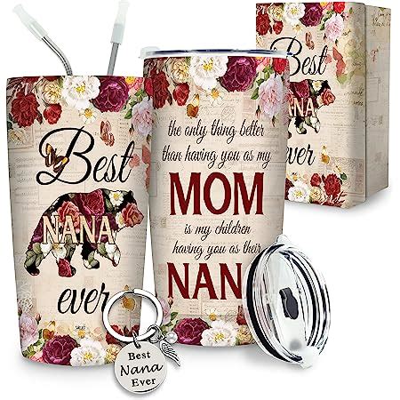 Amazon Micellwuu Gifts For Mom Nana Best Nana Ever Tumbler Gifts