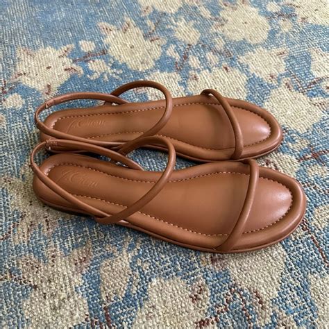 J Crew Shoes New J Crew Menorca Padded Slingback Sandals In