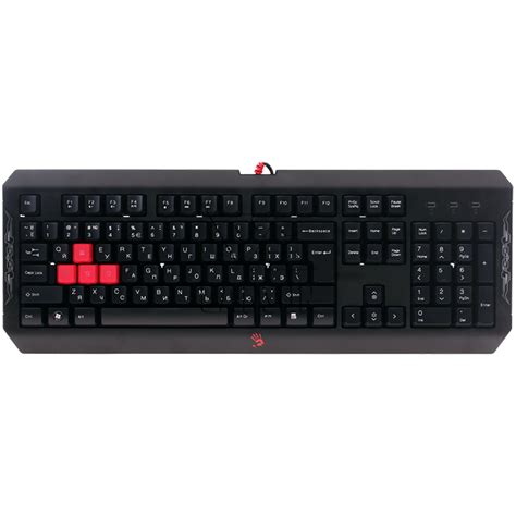 Клавиатура игровая A4Tech Bloody Q100 Black USB