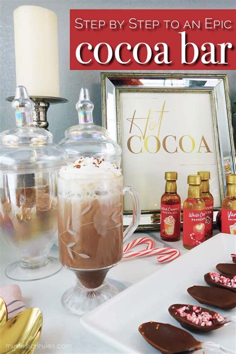 How To Set Up An Epic Hot Cocoa Bar Hot Chocolate Bars Cocoa Bar