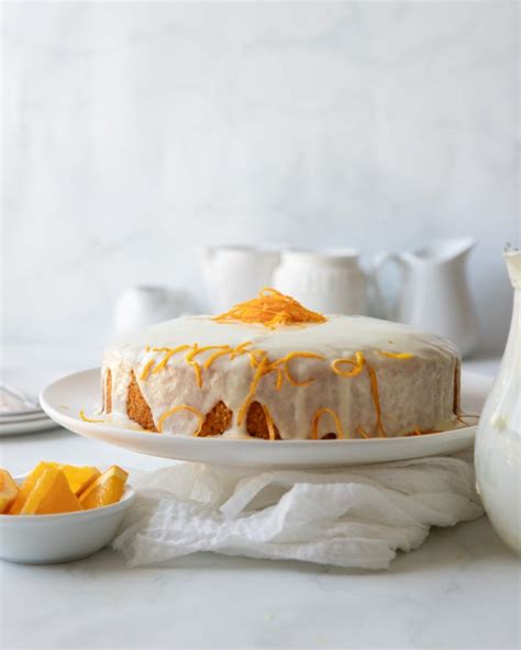 5-Minute Creamy Orange Cake Glaze | Chef Janet