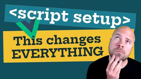 Vue Script Setup Tutorial This Changes Everything Youtube