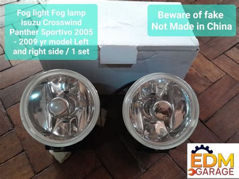 Fog Light Fog Lamp Isuzu Crosswind Panther Sportivo 2005 2009 Yr