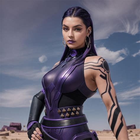 Reyna Valorant Game Character Premium Ai Generated Image