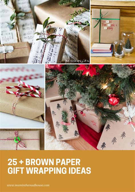 25 Beautiful Kraft Paper Christmas Wrapping Ideas Customise Your