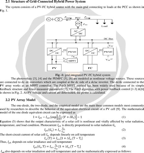 Figure From Operation And Control Strategies For A Grid Integraterd