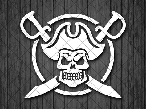 Pirate Skull Vinyl Decal Sticker Ship Captain Decal Truck Decal