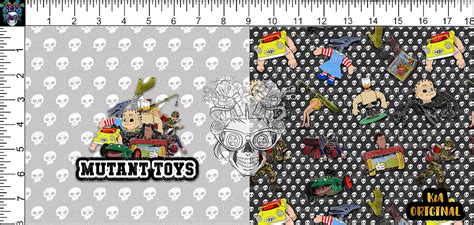 Sid's Mutant Toys DP | K&A Custom Fabrics