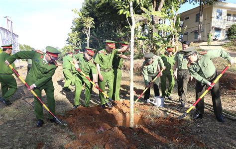 Công An Đắk Nông Phát động Tết Trồng Cây đời đời Nhớ ơn Bác Hồ”