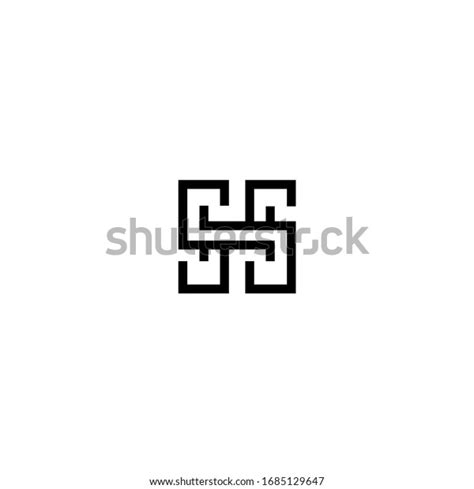 Sh Hs Shs Letter Logo Design Stock Vector (Royalty Free) 1685129647