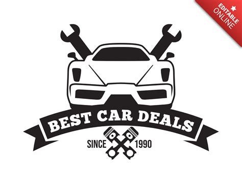 Car Repair Service Logo Design Template | Free Design Template