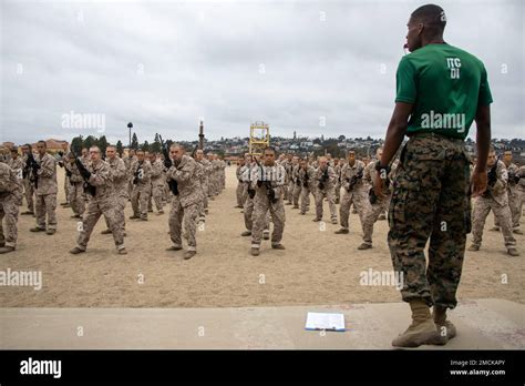 U S Marine Corps Sgt Thomas Mcknight A Martial Arts Instructor With