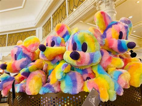 Mickey Rainbow Plush Atelier Yuwa Ciao Jp