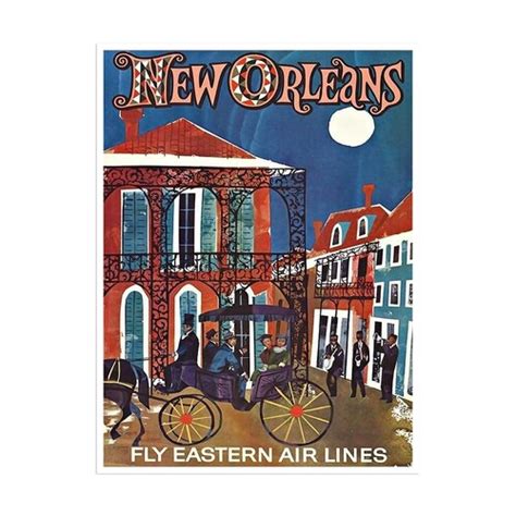 New Orleans Travel Poster Wall Art Print Home Decor Zt608 Etsy