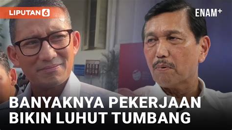 Sandiaga Uno Ungkap Kondisi Terkini Luhut Binsar Pandjaitan Liputan6