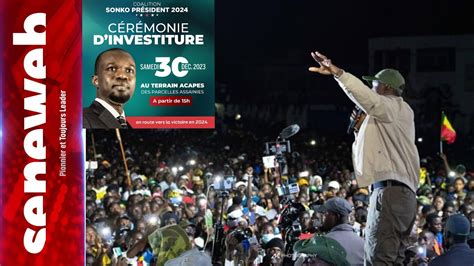 Investiture De Ousmane Sonko Voici Les Pr Cisions De La Coalition