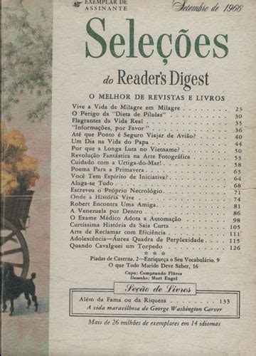 Sebo Do Messias Revista Sele Es Do Reader S Digest Ano Setembro