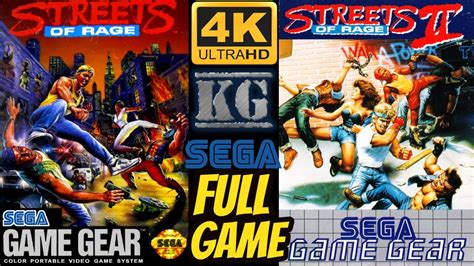 Streets Of Rage COLLECTION SEGA GAME GEAR Gameplay Walkthrough FULL